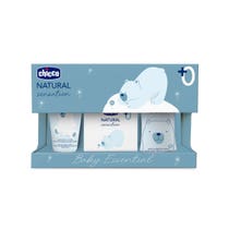 Chicco Natural Sensation Body & Hair Cleanser Set 200ml + Body Cream 150ml + Perfumed Water 100ml-1