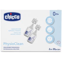 Chicco Physioclean Solution Physiologique Lavage Nasal 20 Pièces 0 Mois +-1