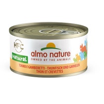 Almo Nature HFC Natural Cat Wet Food Tuna/Shrimp for Adult Cats 70g Can-1