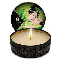 Shunga Bougie de massage au Green Tea 30ml-1