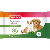 Beaphar Natural Protection Antiparasitic Wipes Neem Oil Dog / Cat 15 Pieces-1