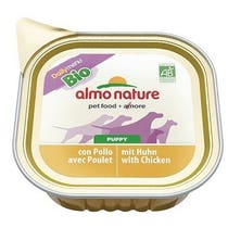Almo Nature Daily Menu Organic Wet Food Chicken And Milk Puppies 300g Tub-2