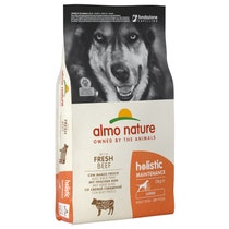 Almo Nature Holistic Maintenance Beef Kibbles for Adult Dogs Large Size 12kg Bag-1