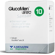 Glucomen Strips Areo Sensor Análisis de glucosa 10 piezas-2