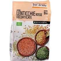 Fior di Loto Lentilles corail décortiquées bio 400g-1