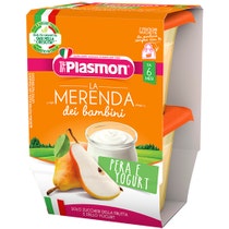 Plasmon Snack Enfants Saveurs De La Nature Poire / Yaourt 2x120g 6Mesi+-2