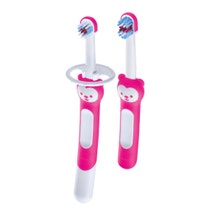 Mam Learn To Brush lot de 2 brosses à dents fille 5 mois+-1