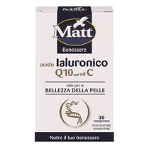 Matt Benessere Acide Hyaluronique Q10 Avec Vitamine C 30 Comprimés-1