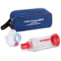 Aérosol Fisiochamber Vision Plus avec embout buccal Masque panda pédiatrique-1