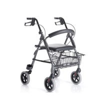Walker Rollator Aluminium 4 Roues Avec Siège Mopedia-1