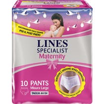 Lines Specialist Maternity Mutandine Post Parto Taglia L 10 Pants-2