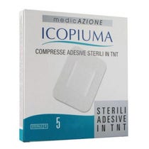 Icopiuma Sterile Adhesive Tablets in Non-Woven Fabric 10x12.5cm 5 Pieces-1