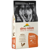 Almo Nature Holistic Maintenance Chicken Kibbles for Adult Dogs Large Size 12kg Bag-1
