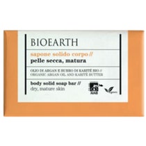Bioearth Solid Body Soap Argan Oil / Shea Butter Dry / Mature Skin 150g-2