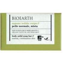 Bioearth Solid Body Soap Organic Olive Oil / Bergamot Normal / Combination Skin150g-2