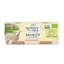 Mellin Viaggio D'Italia Agneau Bio Homogénéisé Pour Bébé 4 Mois + 2 Pots-1