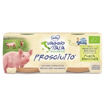 Mellin Viaggio D'Italia Jambon Bio Homogénéisé Pour Bébé 4 Mois + 2 Pots-1