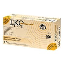 Eko Plus Latex Glove Microrough Surface No Talc Size Large 100 Pieces-2