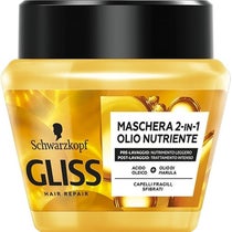 Schwarzkopf Gliss Mascarilla 2En1 Aceite Nutritivo 300ml-2