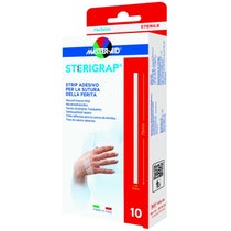Master Aid Sterigrap Strip Adhesive Saturated Wounds 75x3mm 10 Pieces-2