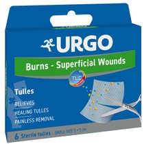 Urgo Quemaduras Superficiales Gasas Esteriles 5x5cm 6 Piezas-1