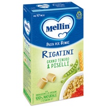 Mellin Pasta Rigatini Gran Tender Y Guisantes Para Bebes 10 Meses + 280g-1