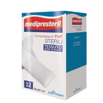 Medipresteril Gasa Comprimida TNT Estéril 36x40cm 12 Piezas-1