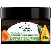 Schwarzkopf Natural & Easy Mascarilla Tonificante Castaño Oscuro 150ml-1