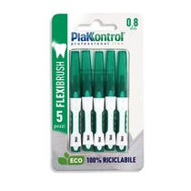 Plakkontrol Flexibrush Cepillos Interdentales 0,8mm 5 Piezas-1