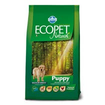 Ecopet Natural Puppy Medium Dry Food For Dogs Puppies 12Kg Bag-2