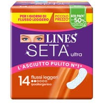 Líneas de Seda Ultra Absorbentes Flujo Ligero 14 Piezas-1
