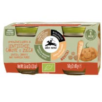 Alce Nero Homogenized Lentils Carrots And Pumpkin 2x80g-1