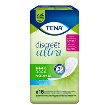 Serviettes pour incontinence TENA Discreet Ultra Normal, 16 pièces-1