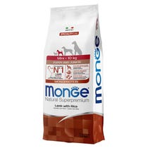 Monge Natural Superpremium Mini Monoprotein Lamb with Dry Rice Dogs Puppies Mini Size 7.5kg Bag-2