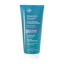 Ducray Keracnyl Gel Nettoyant Peaux Grasses 200 ml-3