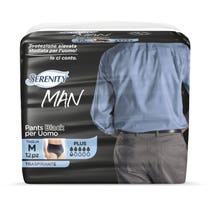 Pantalon Serenity Man Couches Noires Taille Moyenne Plus 12 Pièces-1