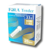 Lancetas Fora Tender Dispositivo de punción 33g 25 piezas-1