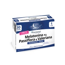 Vitarmonyl Melatonina Plus Passiflora y Valeriana 30 Cápsulas-1