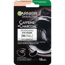 Masque pour les yeux Garnier SkinActive à la caféine et au charbon-1