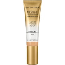 Max Factor Miracle Second Skin Liquid Foundation 30ml 04-Light Medium-1