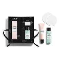 Lierac Hydragenist Eye Treatment Box Set 15ml + Micellar Water 50ml + Washable Make-up Remover Pads-1