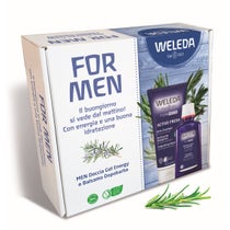 Weleda Coffret Gel Douche Energy Homme 200 ml + Baume Après-Rasage 100 ml-1