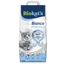 Biokat's Arena Blanca Atrayente De Arcilla Natural Para Gatos 10kg-1