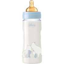 Chicco Biberon Original Touch Regular Baby Teat in Rubber 330ml 4Mesi +-1