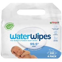 Waterwipes Lingettes bébé biodégradables 240 pièces-1