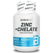 Biotech USA Zinc+Quelato 60 Cápsulas-1
