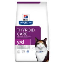 Hill's Prescription Diet Y/D Thyroid Care Crocchette Per Gatti Sacco 3kg-24