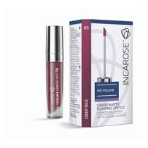 Incarose Più Volume Rouge à Lèvres Liquide Mat Repulpant 05 Rouge Profond-1