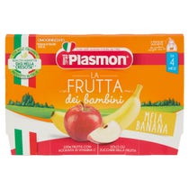 Plasmon Fruit Enfant Pomme Banane 4x100g 4 Mois +-2