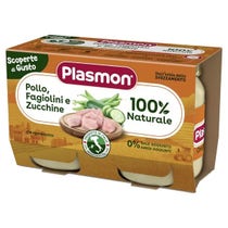 Homogénéisé Plasmon Goût Découvertes Poulet Haricots Verts et Courgettes 6M+ 2x120g-1